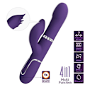 Miniatyrbillede 2 af 11: Pretty Love - Zalin Rabbit Vibrator Pearls 4 i 1 lilla