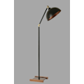 Miniatyrbillede 2 af 3: Gulvlampe Milas Siyah Lambader Retro 3 Başlıklı