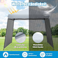 Miniatyrbild 2 av 5: 3x3m Instant Pop Up Canopy-tält med markiser Utomhussolskydd grå