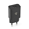 Miniatyrbild 1 av 7: Väggladdare | 12 W | Snabbladdnings funktion | 1x 2.4 A A | Antal utgångar: 1 | USB-A | Utan kabel | Single Voltage Output