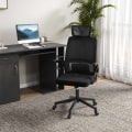 Miniatyrbillede 2 af 10: Kontorstol Ergonomisk Skrivebordsstol Justerbar Nakkestøtte Armlæn Højdejusterbar Computerstol Drejestol Vippefunktion