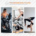 Miniatyrbillede 7 af 10: Gulvbeskyttelsesmåtte til fitnessudstyr, skridsikker fitnessmåtte, 4 mm tyk underlagsmåtte, sportsmåtte, multifunktionel måtte til yoga, løbebånd, mot
