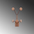 Pikkukuva 5 / 6: Metalline seinäkoukku Giraffe-C