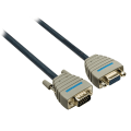 Miniatyrbillede 3 af 4: Vga Forlængerkabel VGA Han - VGA Hun 2.00 m Blå