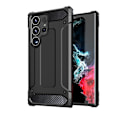 Miniatyrbillede 2 af 9: Forstærket pansret cover til Samsung Galaxy S24 Ultra Hybrid Armor, sort