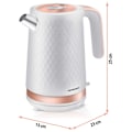 Pikkukuva 5 / 9: Vedenkeitin 1,7L BD-705 valkoinen/kupari