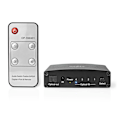 Miniatyrbillede 4 af 9: Digital Audio Switch | 4-vejs | Tilslutninger indgang: DC strøm / 4x TosLink | Tilslutninger udgang: TosLink Hun | Fjernbetjening / Manual / Trykknap
