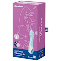 Pikkukuva 5 / 5: Satisfyer - Ilmapumppu Vibrator 5+ puhallettava G-Spot Vibrator App sininen