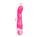 Miniatyrbillede 4 af 7: Baile - Den realistiske hane Pink 21,8 Cm