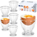 Miniatyrbillede 6 af 6: Æggeholder i glas 6 stk.