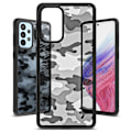 Pikkukuva 2 / 9: Kotelon kansi geelikehyksellä Galaxy A73 Fusion Matte musta
