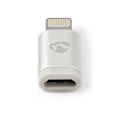 Pikkukuva 3 / 5: Lightning Sovitin | Apple Lightning 8-Pin | USB Micro-B naaras | Kullattu | Pyöreä | Alumiini