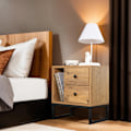 Miniatyrbillede 2 af 8: Natbord Glimmer - Atlantic Pine, Sort
