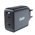Miniatyrbild 1 av 8: Snabb GaN 35W PD laddare 2x USB-C svart
