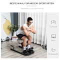 Miniatyrbillede 5 af 10: Sissy Squat Squat Trainer Ben Mavetræner 3I1 Justerbar Op Til 120 Kg Stål Sort 50X97X44,5-56,5Cm