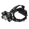 Miniatyrbillede 2 af 10: Forlygte 5 x LED T6 CREE