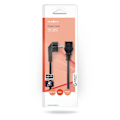 Miniatyrbillede 3 af 3: Strømkabel | Stikprop med sidebens jord – Han | IEC-320-C19 | Vinklet | Lige | Nikkelplateret | 2.00 m | Runde | PVC | Sort | Box