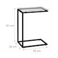Miniatyrbillede 4 af 7: U-formet materialemix sidebord