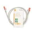 Pikkukuva 3 / 3: CAT6 verkkokaapeli | RJ45 Uros | RJ45 Uros | U/UTP | 1,00 m | Pyöreä | PVC | Harmaa | Label