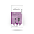 Miniatyrbillede 4 af 4: USB-C™ Adapter | USB 3.2 Gen 1 | USB-C™ Han | DisplayPort Hun | 8K@60Hz | 0.20 m | Runde | Nikkelplateret | PVC | Sort | Box
