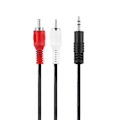 Miniatyrbillede 1 af 2: 3,5 mm - 2 RCA han-han 2,5 m