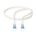Miniatyrbillede 2 af 2: CAT6a netværkskabel | S/FTP | RJ45 Han | RJ45 Han | 1.00 m | Snagless | Runde | Flettet / PVC | Sølv | Cover Window Box
