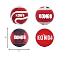 Miniatyrbild 2 av 5: KONG Signature Balls 4-pk Assorted Sm