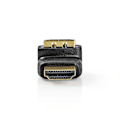 Miniatyrbillede 3 af 7: HDMI™ Adapter | HDMI™ Stik | HDMI ™ -udgang | Guldplateret | Vinkel 270° | ABS | Sort | 1 stk. | Box