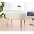 Miniatyrbillede 2 af 4: Pouffe Moile - Creme