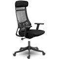 Miniatyrbillede 4 af 9: Ergonomisk kontorstol med micro mesh, Sofotel Brema, sort