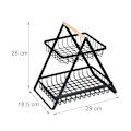 Pikkukuva 4 / 7: 2-osainen hedelmäkori etagere