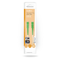 Miniatyrbillede 3 af 3: Glasfiber patchkabel | SMF (Single Mode Phase) | SC/APC | SC/APC | 100 Gbps | 6,00 m | Hvid | Gaveæske med Eurolås