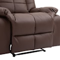 Miniatyrbillede 10 af 10: Massagestol, Tv-Stol, Elektrisk Afslapningsstol Med Massagefunktion, Kunstlæder, Træ, Stål, Skum, Brun, 94 X 99 X 99 Cm