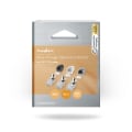 Miniatyrbillede 6 af 6: RJ45-stik | RJ45 Pass Through | Fast/strenget FTP CAT7 | Lige | Guldplateret | 10 stk. | PVC | Grå / Hvid / Sort | Box