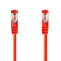 Miniatyrbillede 1 af 2: Kat 6 kabel | RJ45 Han | RJ45 Han | S/FTP | 0.15 m | Runde | LSZH | Rød | Label