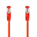 Pikkukuva 1 / 2: CAT6 Verkkokaapeli | RJ45 uros | RJ45 uros | S/FTP | 0.15 m | Pyöreä | LSZH | Punainen | Label
