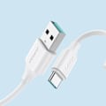 Pikkukuva 3 / 8: Lataus- ja tiedonsiirtokaapeli USB - USB Type C 3A 2m musta