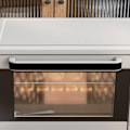 Pikkukuva 9 / 10: pieni uuni 21L, 100°C-230°C, 1 tunnin ajastin, 3 kypsennystilaa, ritilä, uunipelti, ruostumaton teräs, 46L x 38,5W x 29H cm, hopea