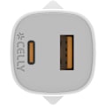 Miniatyrbillede 3 af 4: USB-oplader GaN 1 x USB-A + 1 x USB-C PD 25W