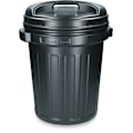 Miniatyrbillede 2 af 2: Opbevaringsspand med låg Sort 40 liter