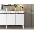 Miniatyrbild 4 av 9: Console Defne - Vit, Guld