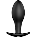 Pikkukuva 2 / 9: Pretty Love - Anal Plug Anchor Form Silicone 12 Vibration Modes Musta