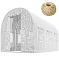 Miniatyrbillede 5 af 7: Dæksel til drivhus 2x3,5m (7m²) hvid Plonos