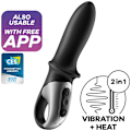 Miniatyrbild 1 av 5: Satisfyer - Hot Passion Anal Vibrator App Svart