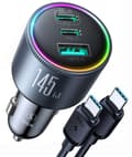 SiGN Billaddare 145W med 2x USB-C & 1x USB-A – PD & QC3.0