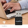 Miniatyrbillede 2 af 7: Netværk dongle | Wi-Fi | AC600 | 2.4/5 GHz (Dual Band) | USB2.0 | Wi-Fi-hastighed total: 600 Mbps | Windows 10 / Windows 11 / Windows 8