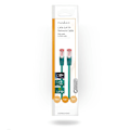 Pikkukuva 3 / 3: CAT6 Verkkokaapeli | RJ45 uros | RJ45 uros | S/FTP | 1.00 m | Pyöreä | LSZH | Vihreä | Kirjekuori