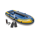 Miniatyrbillede 1 af 6: Pontoon challenger 3 Intex 68370 pumpe + 2 årer