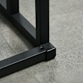 Miniatyrbild 10 av 10: Handduksställ 3 Bars Stål Bambu Badhanddukshållare Svart