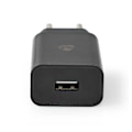 Miniatyrbild 3 av 8: Väggladdare | 12 W | Snabbladdnings funktion | 1x 2.1 A A | Antal utgångar: 1 | USB-A | Micro USB (Lös) Kabel | 1.00 m | Single Voltage Output